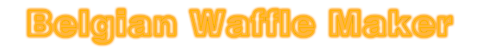 Belgian Waffle Maker Logo